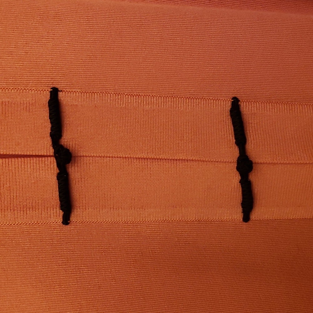 Exclusively Misook Cardigan Toggle Buttons Peach … - image 4